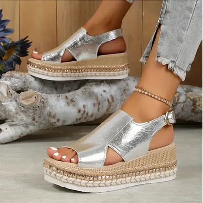 Elegante Damen-Plateausandalen für den Sommer