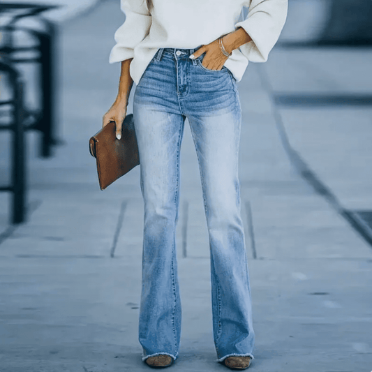 Slim Fit High-Waist Damenjeans