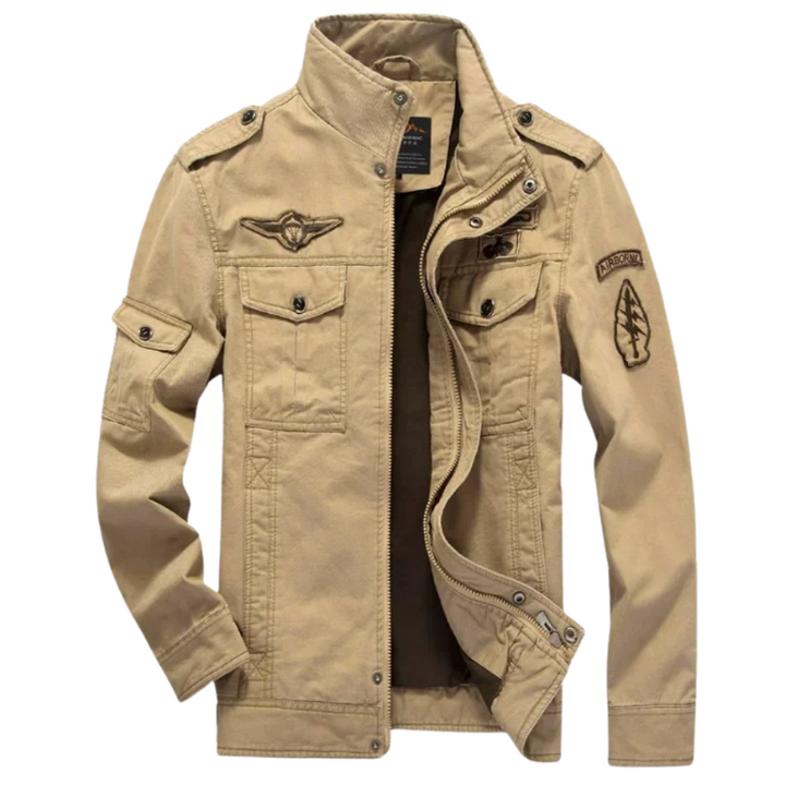 Herren-Militärjacke für die Übergangszeit – Robuster Stil und Alltagstauglichkeit