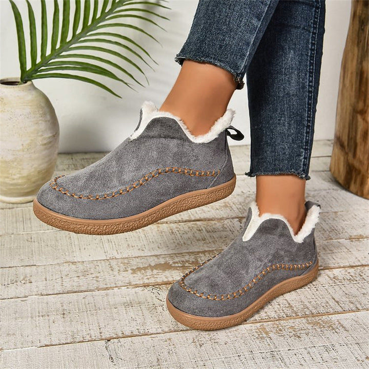 Wolff Damen Slipschuhe – Lässige Winterstiefel mit weichem Futter und rutschfester Sohle