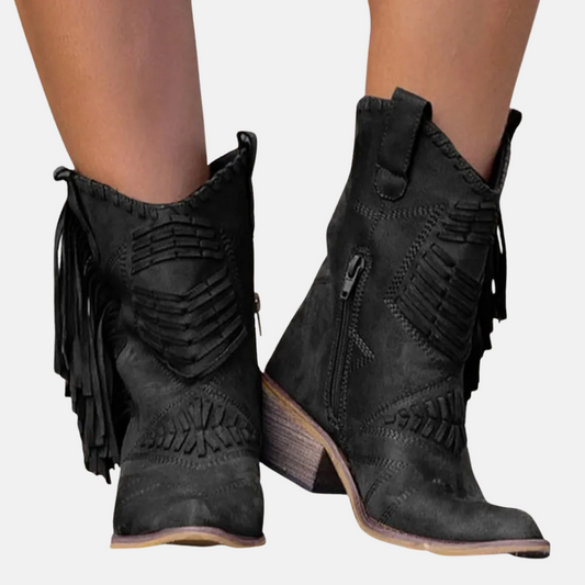 Stilvolle, schicke Quastenstiefel für Damen
