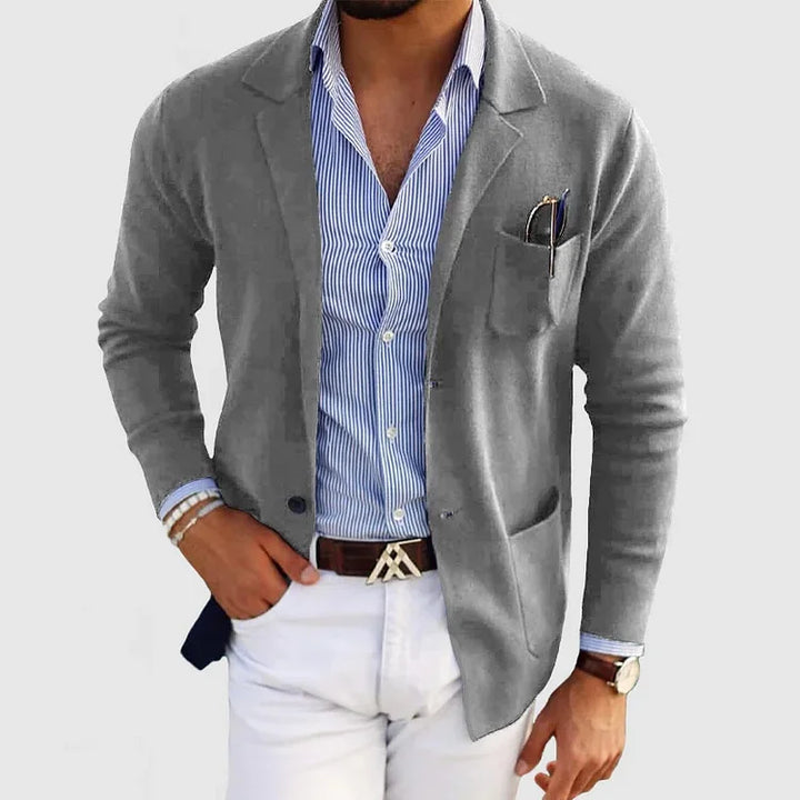 Dan – Stilvoller Herrenblazer mit Casual-Klepptaschen