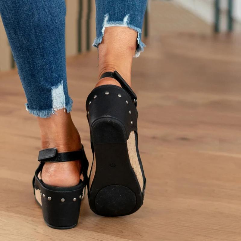 Valery – Orthopädische Ledersandalen für Damen mit zusätzlicher Unterstützung