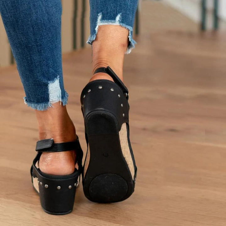 Valery – Orthopädische Ledersandalen für Damen mit zusätzlicher Unterstützung