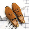 Klassische Herren-Loafers mit Quasten in verschiedenen Farben