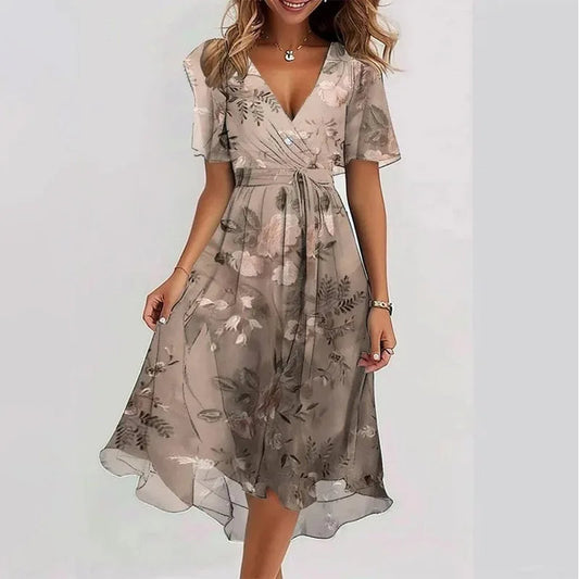 Luftiges Sommerkleid mit Blumenmuster