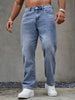 Klassische Herren-Jeans mit geradem Bein
