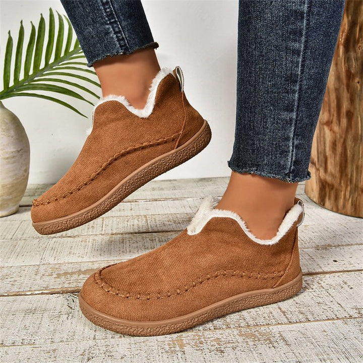 Wolff Damen Slipschuhe – Lässige Winterstiefel mit weichem Futter und rutschfester Sohle