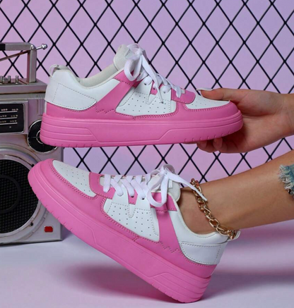Damen-Sneaker mit Pastellfarben und Komfort-Design