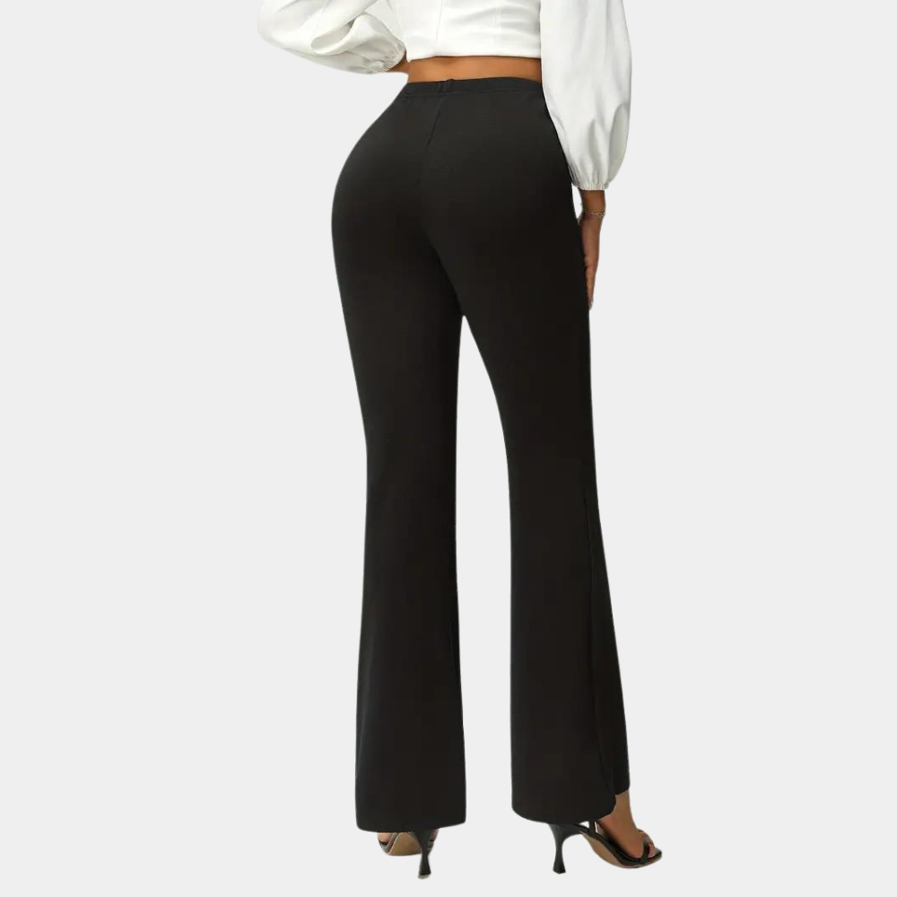 Trendige Flared-Hose mit Hoher Taille