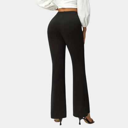 Trendige Flared-Hose mit Hoher Taille