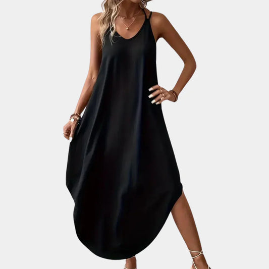 Kleid mit V-Ausschnitt