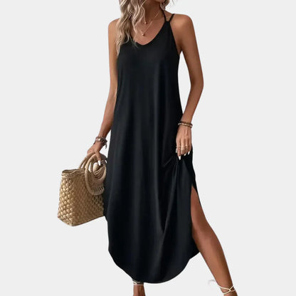 Kleid mit V-Ausschnitt