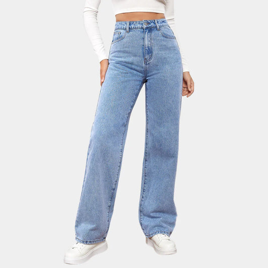 Damen-Jeans mit geradem Bein