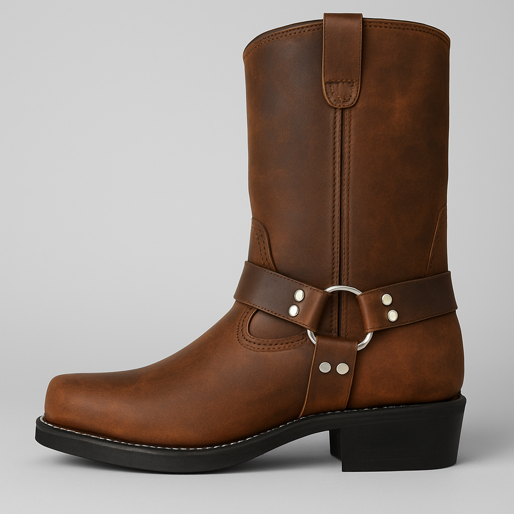 Strapazierfähige Cowboystiefel im Vintage-Stil für Damen