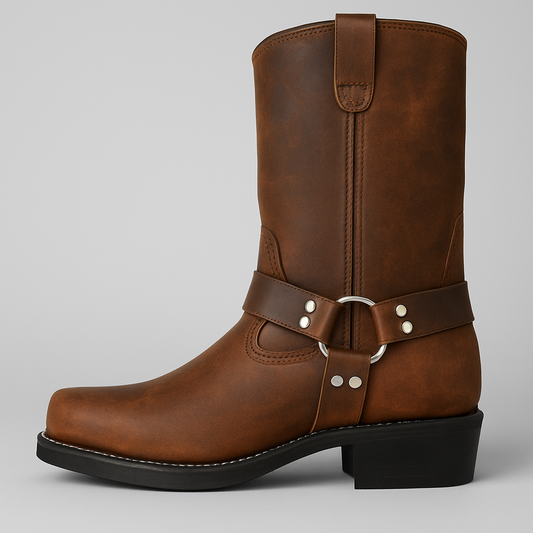 Strapazierfähige Cowboystiefel im Vintage-Stil für Damen