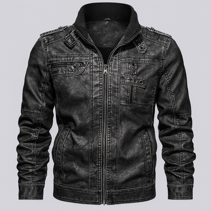 Premium-Motorrad-Lederjacke für Herren