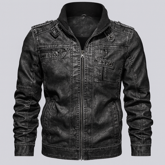 Premium-Motorrad-Lederjacke für Herren