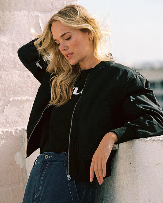 Damen klassische Bomberjacke