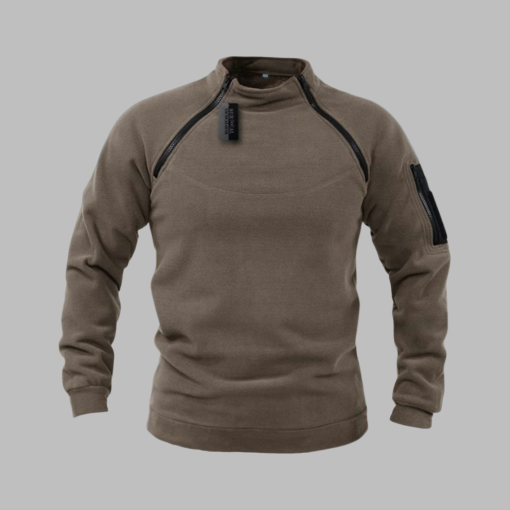 Winddichter und taktischer Fleecepullover für Herren