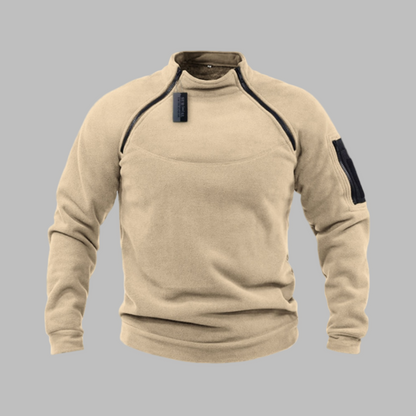 Winddichter und taktischer Fleecepullover für Herren