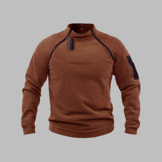 Winddichter und taktischer Fleecepullover für Herren