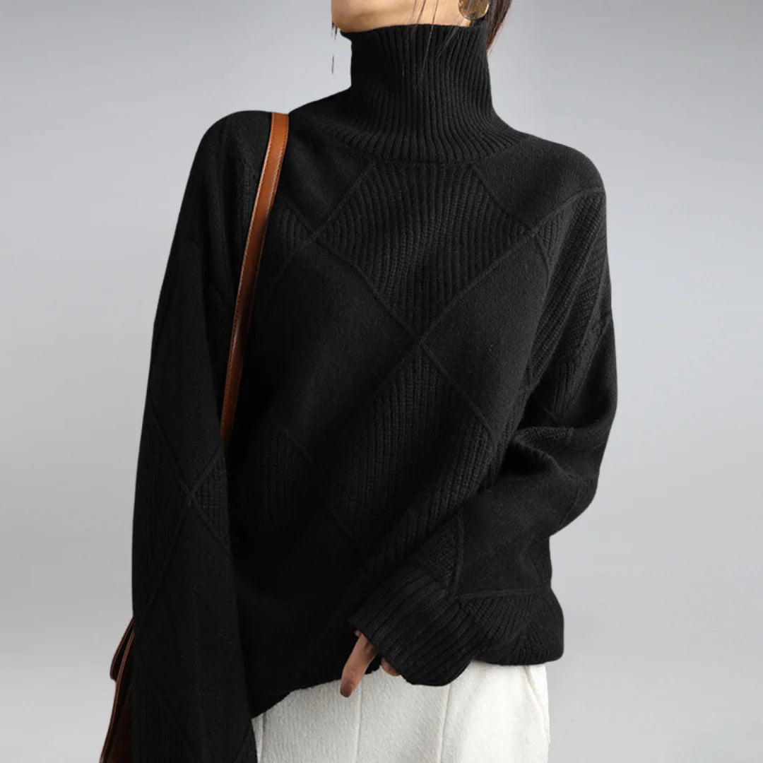 Klassischer Rollkragenpullover aus Wolle – Wärme mit raffiniertem Stil
