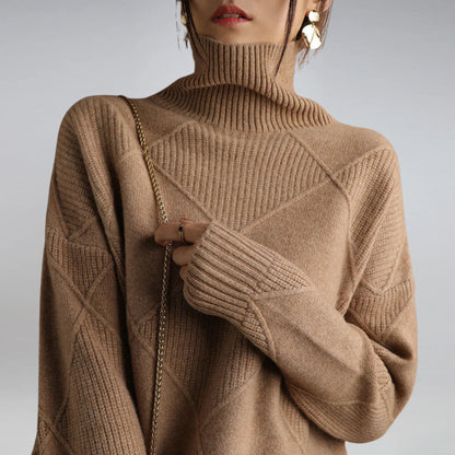 Klassischer Rollkragenpullover aus Wolle – Wärme mit raffiniertem Stil