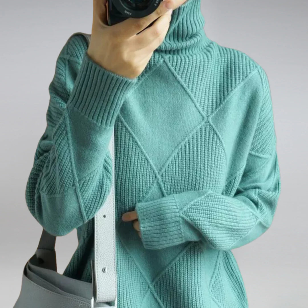 Klassischer Rollkragenpullover aus Wolle – Wärme mit raffiniertem Stil