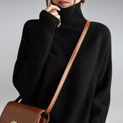 Klassischer Rollkragenpullover aus Wolle – Wärme mit raffiniertem Stil