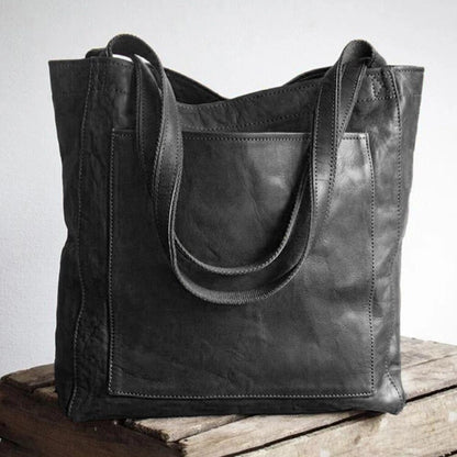 Luxuriöse Tote-Umhängetasche aus Leder für Damen