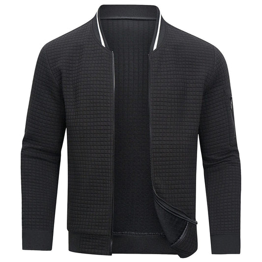 Komfortabler Herrenpullover mit Reißverschluss
