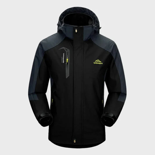 Wasserdichte Windjacke mit Kapuze für Herren