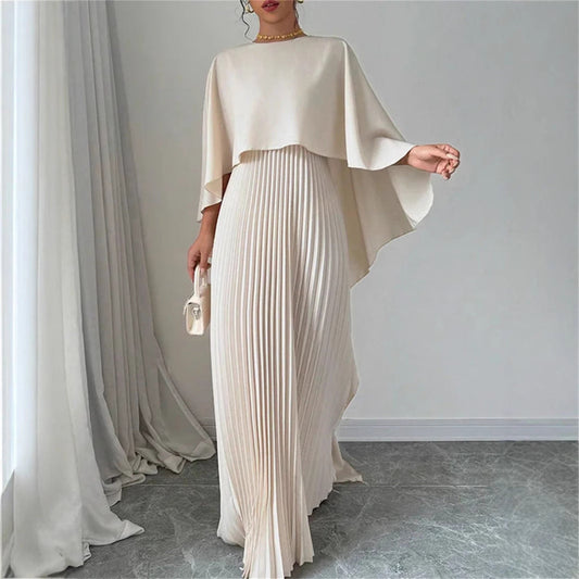 Maxikleid mit hohem Halsausschnitt für Damen