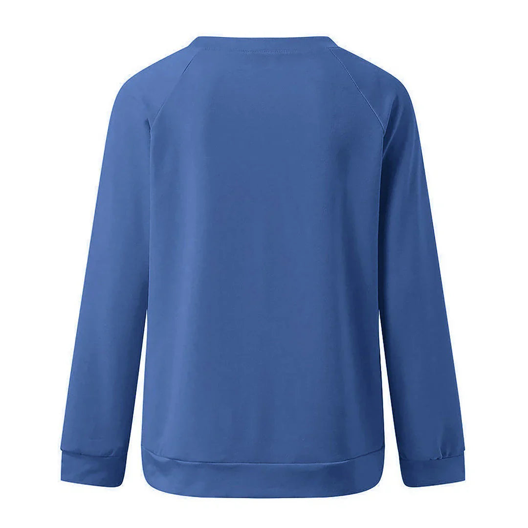 Elegantes Damen-Sweatshirt mit "Just Breathe"-Print