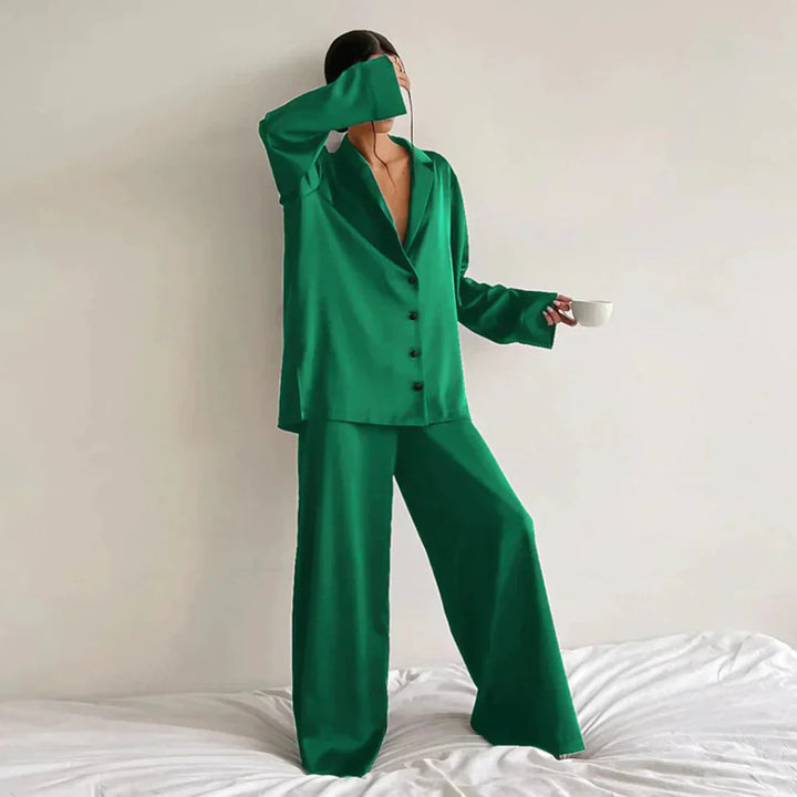Satin-Loungewear-Set für Damen