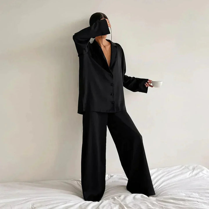 Satin-Loungewear-Set für Damen