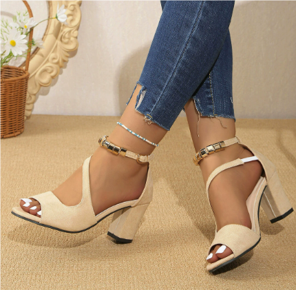 Eleganz trifft Komfort – Sandalen mit Blockabsatz