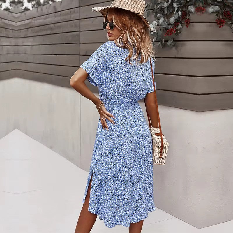 Luftige Maxi-Jurk mit Blumenprint und Bohemian Flair