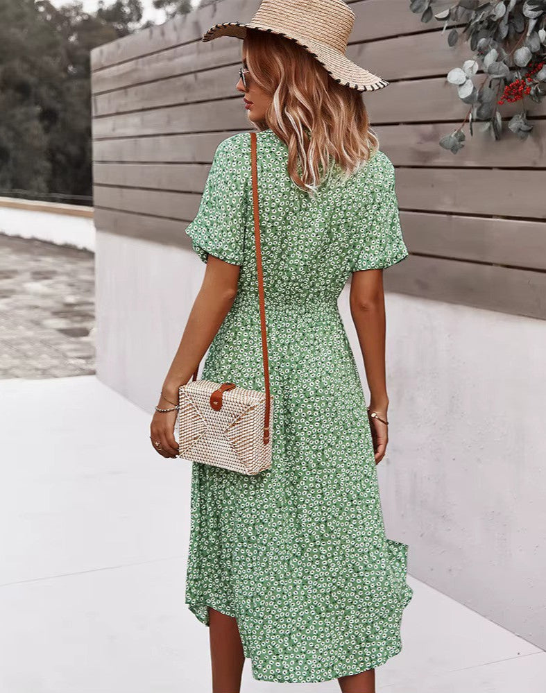 Luftige Maxi-Jurk mit Blumenprint und Bohemian Flair