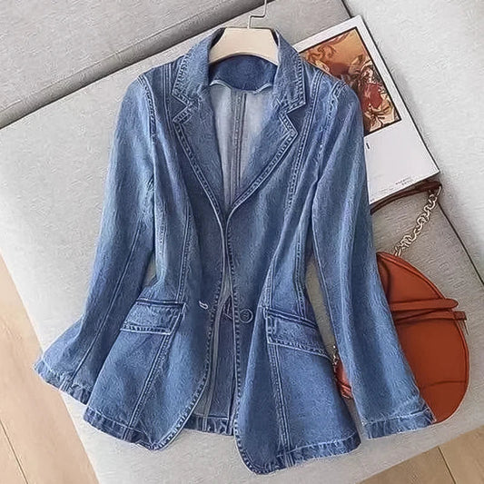 Jeans-Blazerjacke für Damen