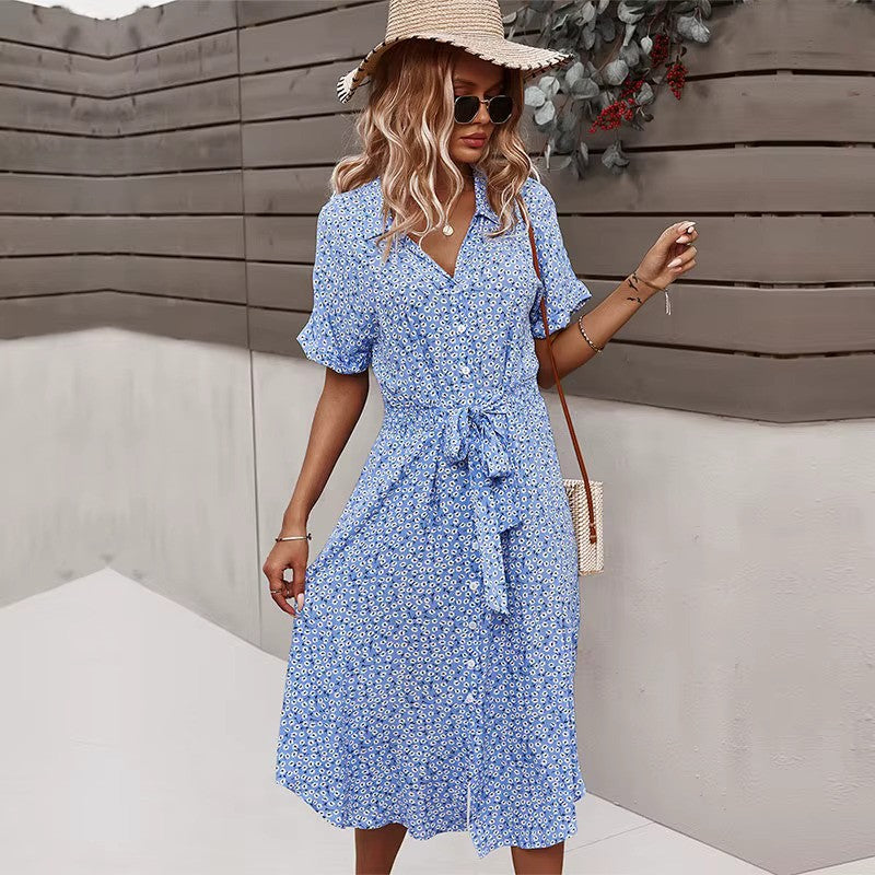 Luftige Maxi-Jurk mit Blumenprint und Bohemian Flair