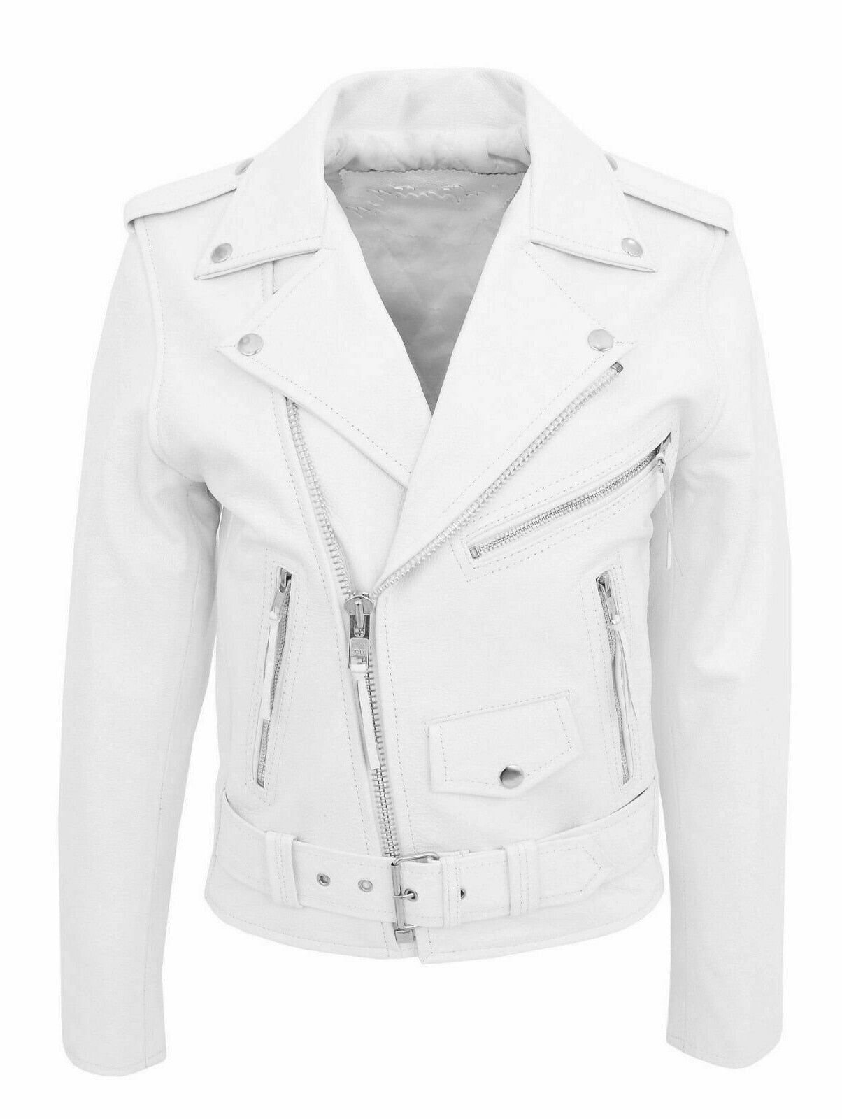 Herren-Motorradjacke mit Stehkragen