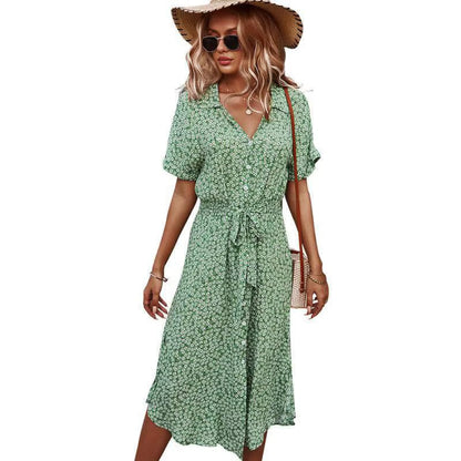 Luftige Maxi-Jurk mit Blumenprint und Bohemian Flair