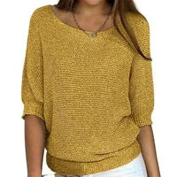 Bequemer Damenpullover für Herbst und Winter