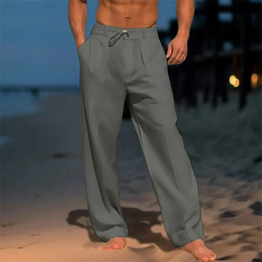 Elegante Sommer-Leinenhose für Herren