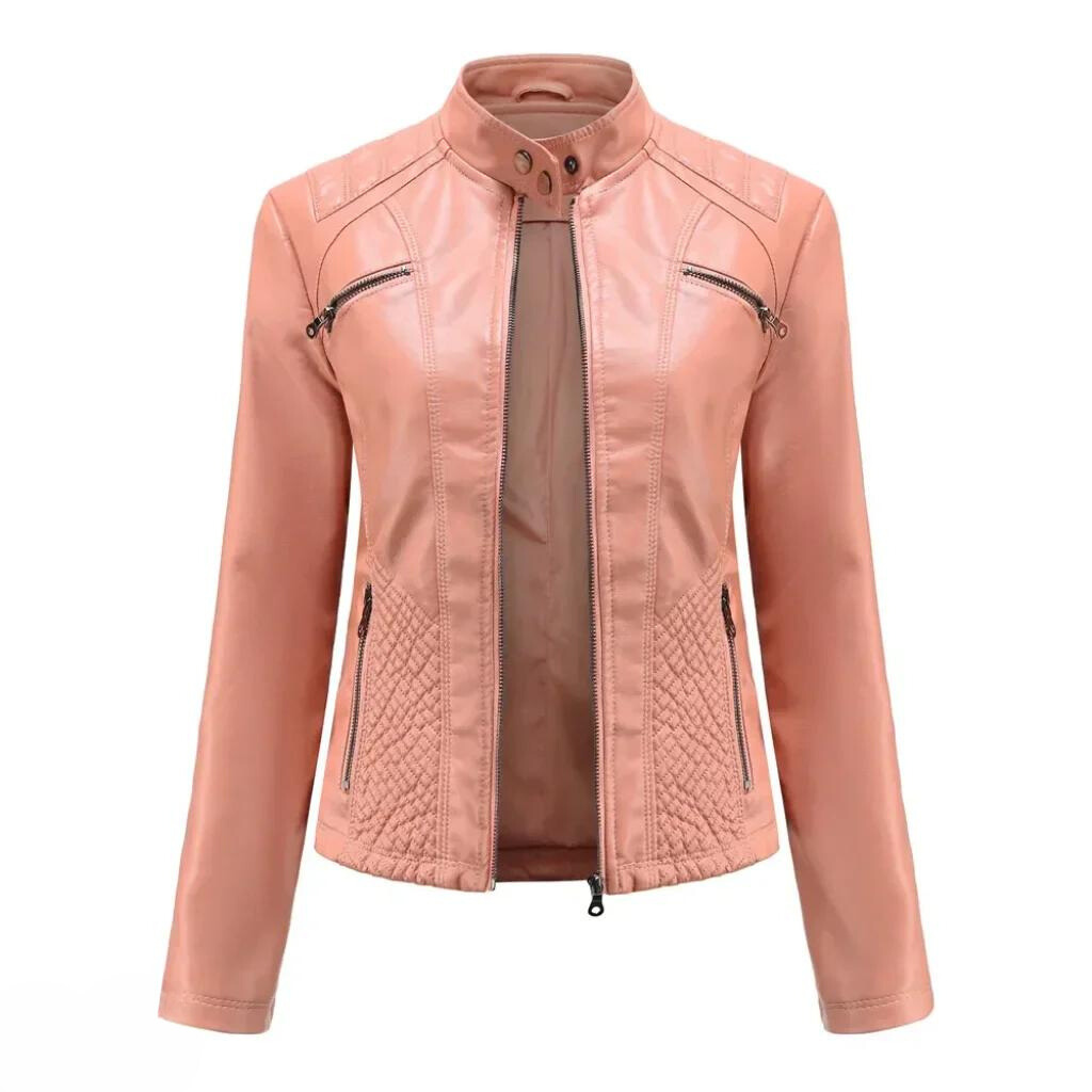 Stilvolle und einzigartige Damen-Lederjacke