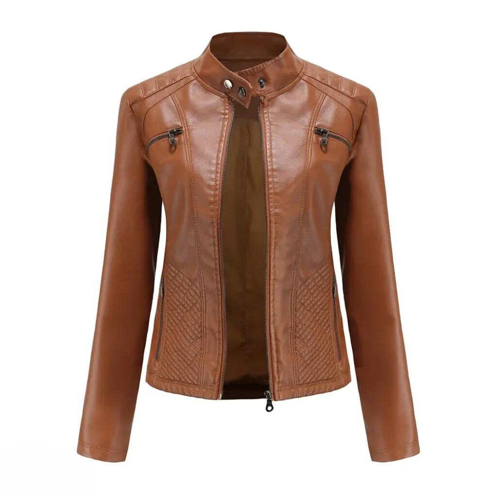 Stilvolle und einzigartige Damen-Lederjacke