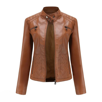 Stilvolle und einzigartige Damen-Lederjacke