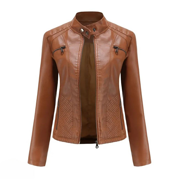 Stilvolle und einzigartige Damen-Lederjacke